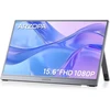 ARZOPA nešiojamasis monitorius 15,6 col. Full HD IPS HDR10, A1, pilkas