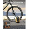 AstroAI 2-in-1 automobilinis oro kompresorius 12V/230V, 10.3 bar, geltonas