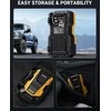 AstroAI 2-in-1 automobilinis oro kompresorius 12V/230V, 10.3 bar, geltonas