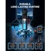 AstroAI nešiojama elektrinė dviračio pompa, 150 PSI, su manometru ir LED, AIRUN L8