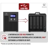 Atlantis UPS avarinio maitinimo šaltinis 2000 VA 1400 W Line-Interactive, gryna sinusoidė, 6 IEC išėjimai, A03-HP3003P