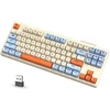 ATTACK SHARK belaidė mechaninė žaidimų klaviatūra 80 %, Bluetooth, 2,4 GHz, RGB, M87