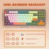 ATTACK SHARK belaidė žaidimų klaviatūra M87 TKL, Bluetooth, 2,4 GHz, RGB, 87 klavišai
