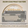 ATTACK SHARK belaidė žaidimų klaviatūra 80 % Bluetooth 2,4 GHz RGB M87