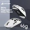 ATTACK SHARK belaidė žaidimų pelė 8000 Hz, 46 g, PixArt PAW3395, DPI iki 26000, R3