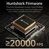 Attack Shark belaidė žaidimų pelė R11 Ultra, juoda, ergonomiška, 350 g