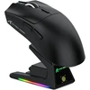 ATTACK SHARK belaidė žaidimų pelė su jutikliniu RGB įkrovimo stovu, 40000 DPI, 53g, PAW3395PRO sensorius