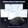 ATTACK SHARK bevielė žaidimų pelė 22000 DPI, optinė, 63g, BT/2.4GHz/USB-C, X11SE