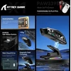 ATTACK SHARK bevielė žaidimų pelė X1, jutiklinė įkrovimo stotelė, 40000 DPI, 53g, BT/2.4G/USB-C