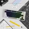 ATTACK SHARK mechaninė belaidė klaviatūra X86, 75 %, RGB, Bluetooth/2.4G/USB-C