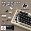 ATTACK SHARK mechaninė belaidė klaviatūra X85PRO 75%, TFT, RGB, QMK