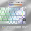 ATTACK SHARK mechaninė belaidė klaviatūra X820Ultra, 75 % išdėstymas, Bluetooth, USB-C, RGB