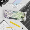 ATTACK SHARK mechaninė belaidė klaviatūra 75 %, 80 klavišų, Bluetooth, RGB, X86