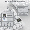 ATTACK SHARK mechaninė belaidė klaviatūra X820Ultra, 75 % išdėstymas, Bluetooth, USB-C, RGB