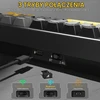 ATTACK SHARK mechaninė belaidė klaviatūra 75%, RGB, Bluetooth, USB-C, X86