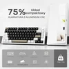 ATTACK SHARK mechaninė belaidė klaviatūra X86, 75 %, RGB, Bluetooth/2.4G/USB-C