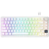 ATTACK SHARK mechaninė žaidimų klaviatūra X85PRO, 75 %, Bluetooth, RGB, balta