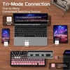 ATTACK SHARK mechaninė žaidimų klaviatūra X85, 75 %, Bluetooth 5.0, USB-C, RGB