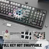 ATTACK SHARK mechaninė žaidimų klaviatūra X98PRO, 98 klavišai, Bluetooth