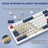 ATTACK SHARK mechaninė žaidimų klaviatūra K98, 100 klavišų, USB-C, Hot-Swap, RGB