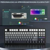ATTACK SHARK mechaninė žaidimų klaviatūra X87, 83 klavišų, RGB, Bluetooth