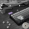 ATTACK SHARK mechaninė žaidimų klaviatūra X85, belaidė, 75 %, RGB, 5000 mAh