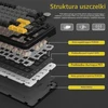 ATTACK SHARK mechaninė žaidimų klaviatūra 75% Bluetooth 5.0, RGB, X85PRO