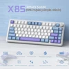 ATTACK SHARK mechaninė žaidimų klaviatūra X85, 75 %, Bluetooth, 2,4 GHz, USB-C, RGB
