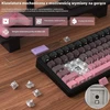 ATTACK SHARK mechaninė žaidimų klaviatūra X85, 75 %, Bluetooth 5.0, USB-C, RGB