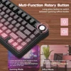ATTACK SHARK mechaninė žaidimų klaviatūra X85, 75 %, Bluetooth 5.0, USB-C, RGB