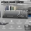 ATTACK SHARK mechaninė žaidimų klaviatūra X98PRO, 98 klavišai, Bluetooth