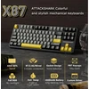 ATTACK SHARK mechaninė žaidimų klaviatūra X87, 87 klavišų, Bluetooth, RGB