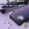 ATTACK SHARK mechaninė žaidimų klaviatūra 75 %, 81 klavišo, RGB, X85