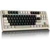ATTACK SHARK mechaninė žaidimų klaviatūra X87, 87 klavišų, Bluetooth, 2,4 GHz, RGB