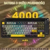 ATTACK SHARK mechaninė žaidimų klaviatūra X87, 87 klavišų, Bluetooth, RGB
