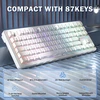 ATTACK SHARK mechaninė žaidimų klaviatūra M87PRO TKL, Bluetooth, 2,4 GHz, RGB