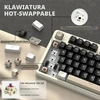 ATTACK SHARK mechaninė žaidimų klaviatūra X87, 87 klavišų, Bluetooth, 2,4 GHz, RGB