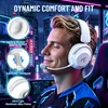 ATTACK SHARK žaidimų belaidės ausinės Bluetooth 5.3, 2,4 GHz, 53 mm, L50PRO