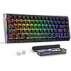 ATTACK SHARK žaidimų klaviatūra R68 HE su magnetiniais jungikliais, RGB ir 8000 Hz