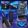 ATTACK SHARK žaidimų klaviatūra R82 HE su magnetiniais jungikliais, 8000 Hz ir RGB