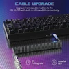 ATTACK SHARK žaidimų klaviatūra R82 HE su magnetiniais jungikliais, 8000 Hz ir RGB