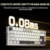 ATTACK SHARK žaidimų klaviatūra su magnetiniais jungikliais, 68 klavišų, 8000 Hz, X68MAX HE