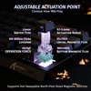 ATTACK SHARK žaidimų klaviatūra X68 HE su magnetiniais jungikliais, USB-C, 8000 Hz
