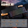 ATTACK SHARK žaidimų klaviatūra X68 MAX HE, laidinė, 68 klavišų, magnetiniai jungikliai