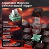 ATTACK SHARK žaidimų klaviatūra X68 PRO HE, magnetiniai jungikliai, 8000 Hz, X68HE-308