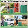 Aufun lietaus vandens talpa 750 l, sulankstoma, viršutinis čiaupas, apatinis išleidimas