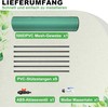 Aufun lietaus vandens talpa 750 l, sulankstoma, viršutinis čiaupas, apatinis išleidimas