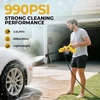Aukšto slėgio akumuliatorinė plovimo įranga, 68 bar, 380 W, 18 V/20 V, suderinama su Dewalt