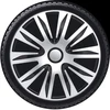 AUTO-STYLE dekoratyviniai ratų gaubtai Nardo 16 colių, sidabriniai ir juodi PP 5206