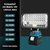 AUTOJARE akumuliatorinis LED darbo prožektorius 18 V, 90 W, 7500 lm, LDDMT-7C